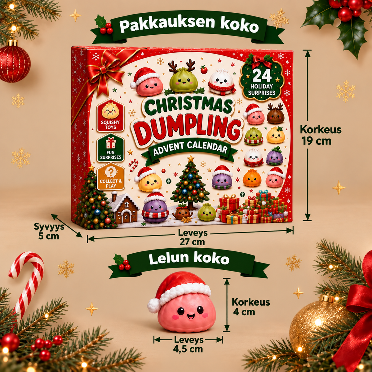 Squishy Dumpling Joulukalenteri